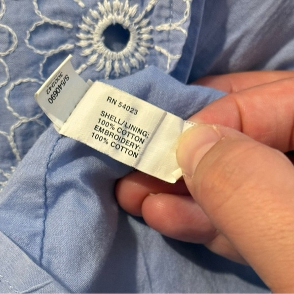 Baby Gap Blue Daisy Embroidered Cotton Sundress Toddler 12–18M - Picture 5 of 5